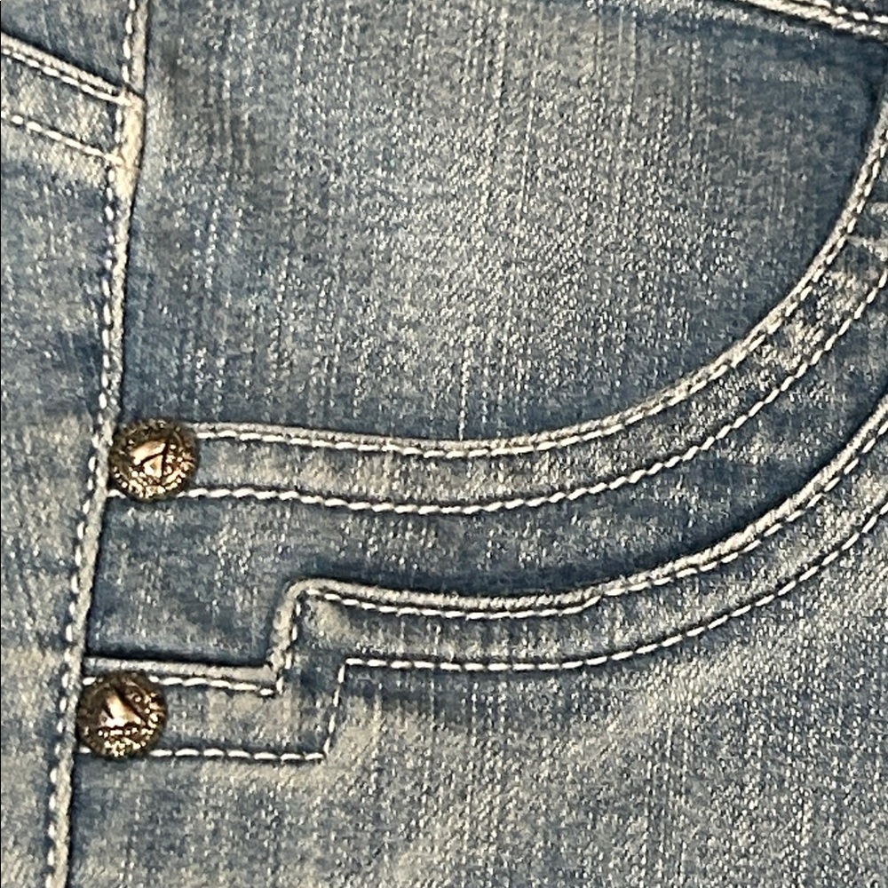 Alberto VO5 Faded Blue Denim Jeans Y2K size 14 - Picture 7 of 11